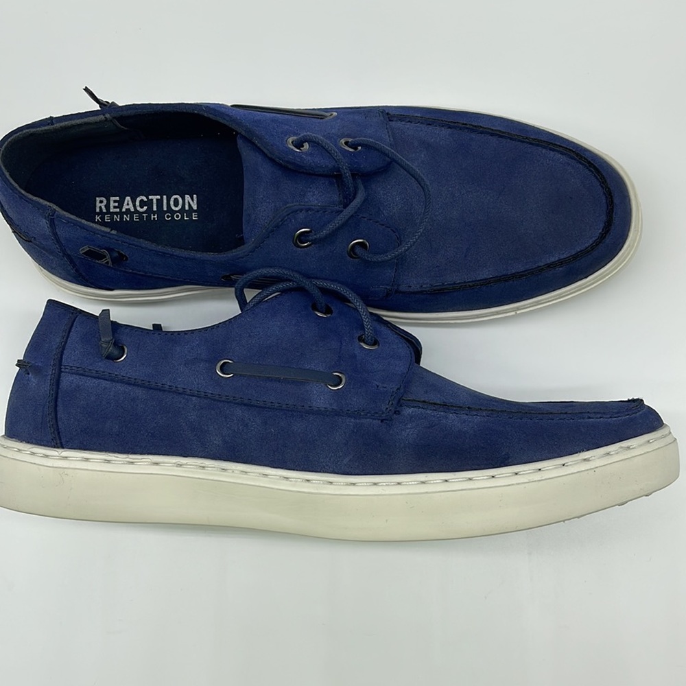 Kenneth Cole REACTION Men's Indy Boat Shoe, Navy,